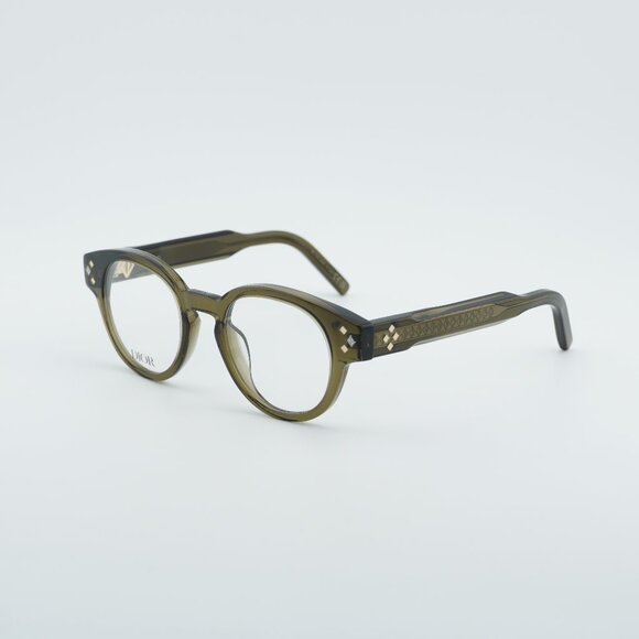 Dior CD DIAMONDO R1I 5500 Eyeglasses Green 48mm Round Frame